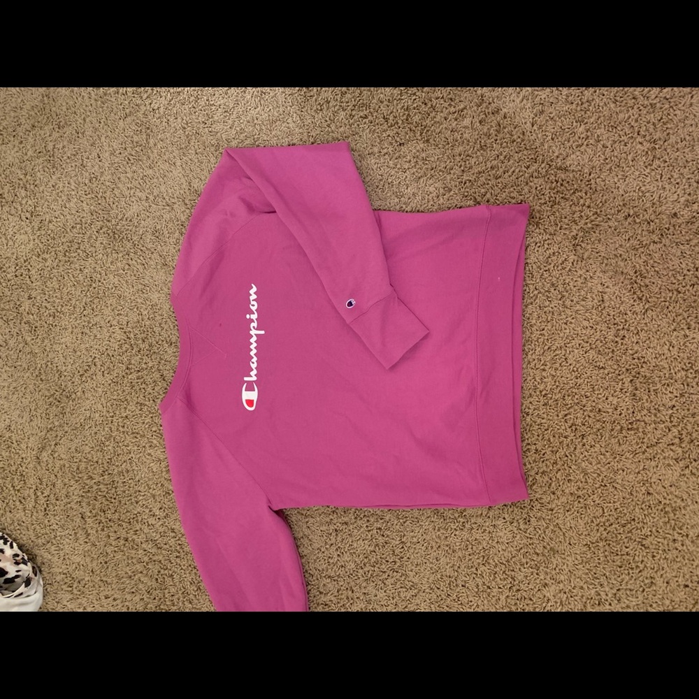 champion purple sweatshirt